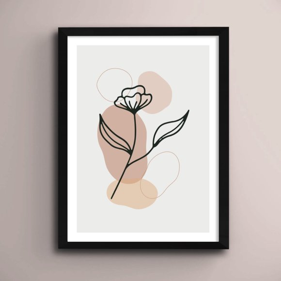 Modern Minimalist Abstract Boho Wall Art Print Home Decor [No Frame] - Picture 1 of 6